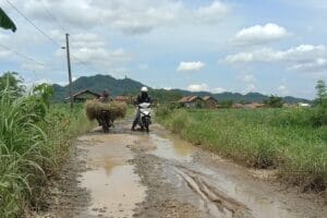 Kondisi Jalan Desa Kebandungan